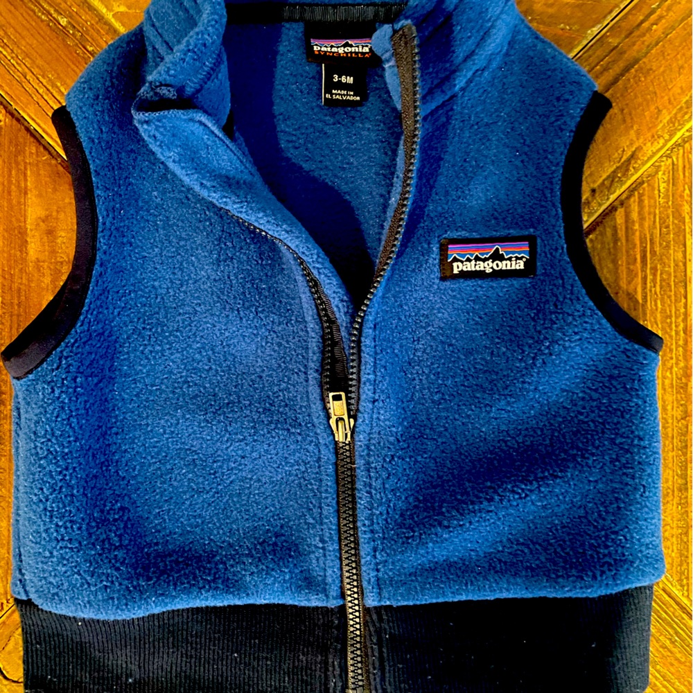 Patagonia infant boys fleece vest